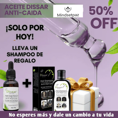 PACK SOS ANTICAIDA SHAMPOO Y SERUM 100% Orgánico!! 😍 DISAAR