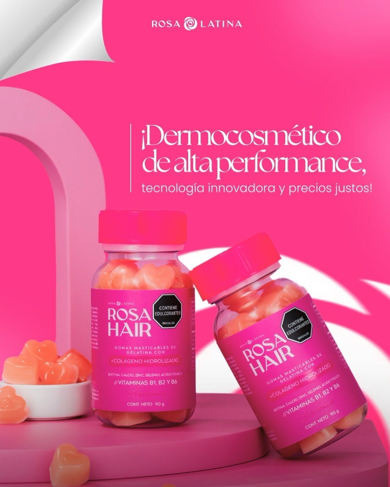 ROSA HAIR GOMITAS