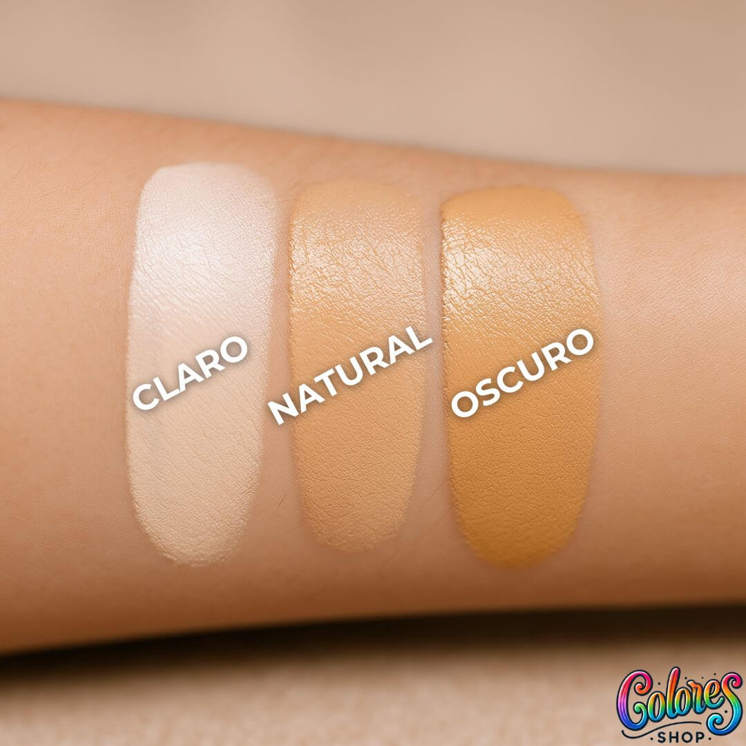 Base de Maquillaje Hidratante, Cobertura Perfecta, Resistente al Agua y Vitamina C