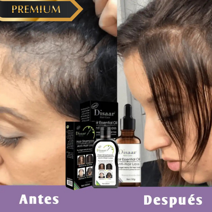 PACK SOS ANTICAIDA SHAMPOO Y SERUM 100% Orgánico!! 😍 DISAAR