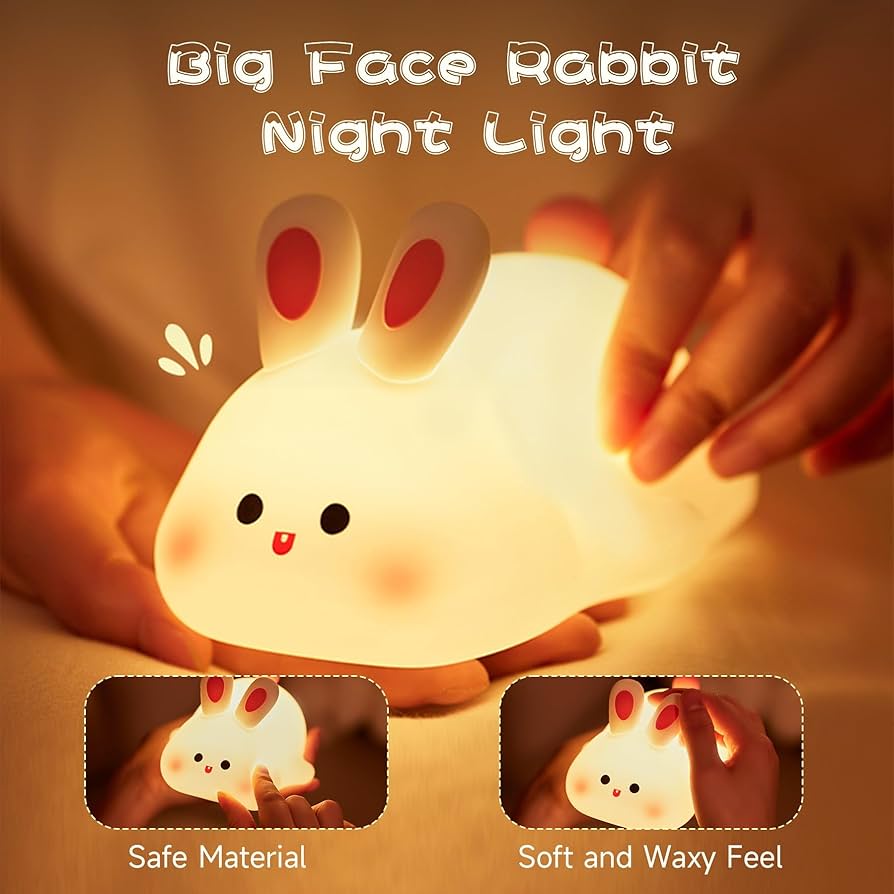 Lampara Espanta Cuco conejito magic✨🐰🌙