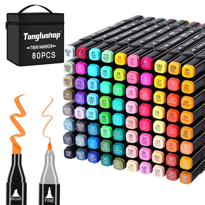 Set rotuladores artísticos 80 colores⭐️🧚