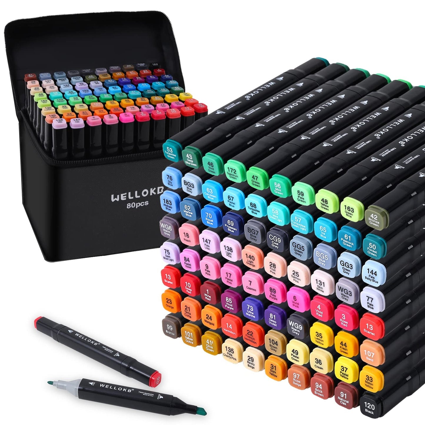 Set rotuladores artísticos 80 colores⭐️🧚
