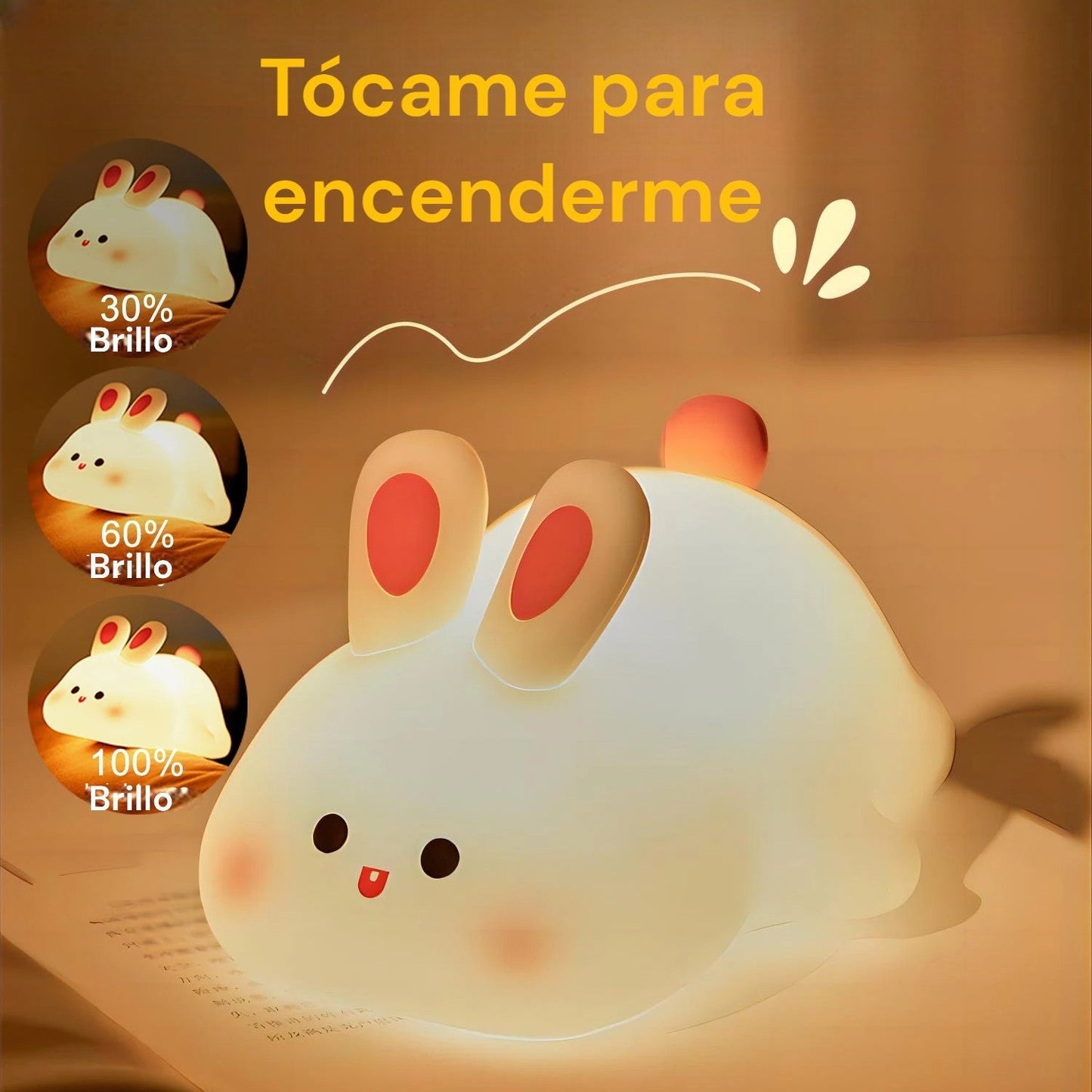 Lampara Espanta Cuco conejito magic✨🐰🌙
